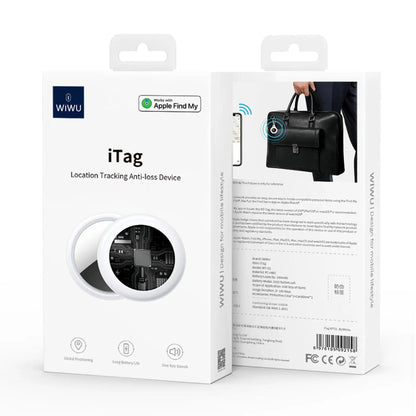 WiWU iTag WT01 Smart Bluetooth Tracker – Apple Certified Anti-Loss Device with Find My App Support - Saleshubstore