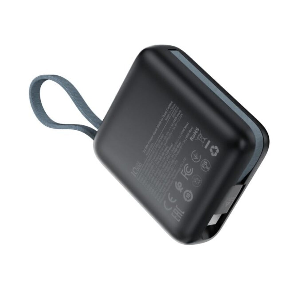 Acefast M23 22.5W Power Bank 10000mAh – Built-In Dual Cables Fast Charging Portable Battery