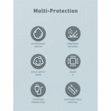 LDNIO SC3412 Power Socket with 3 Outlets and Fast Charging USB Ports - Saleshubstore