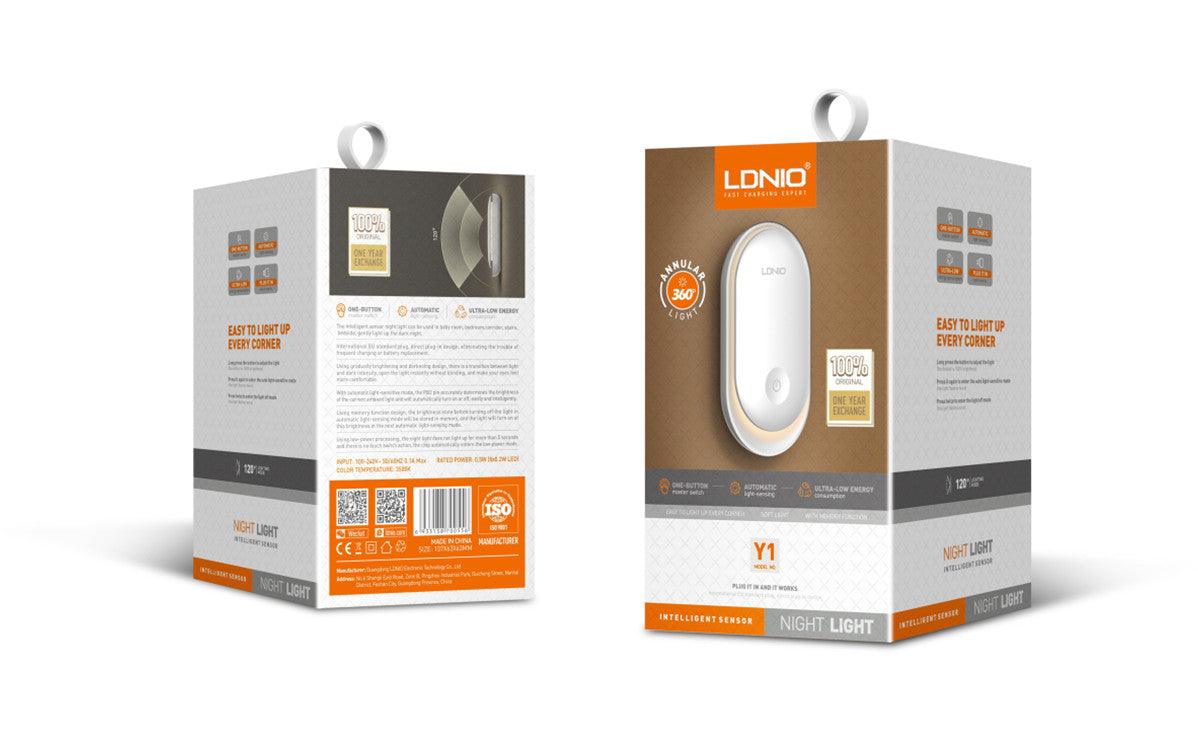 LDNIO Portable Automatic Lumen Control light Sensor LED Night Light - Saleshubstore