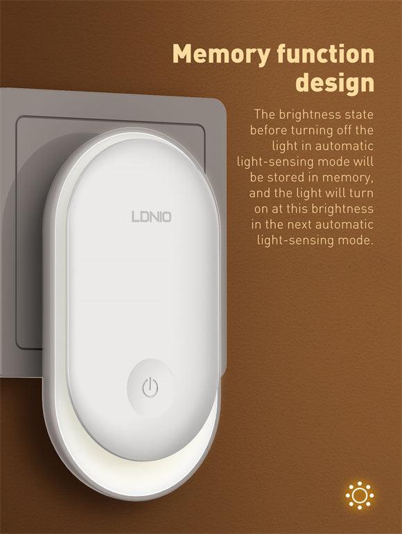 LDNIO Portable Automatic Lumen Control light Sensor LED Night Light - Saleshubstore