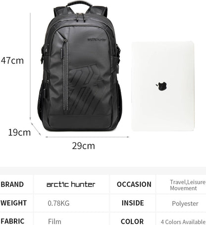 Arctic Hunter B00387 Multi-Functional 15.6-Inch Laptop Backpack – Durable Office & Travel Bag - Saleshubstore