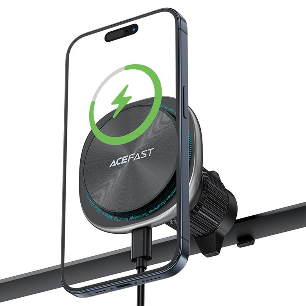Acefast D41 MagSafe Fast Wireless Charger and Holder for Air Vent - Saleshubstore