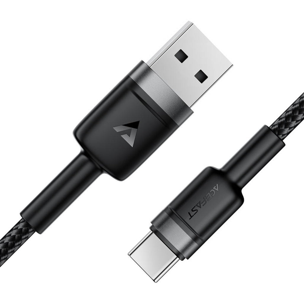 Acefast C22-04 USB-A to USB-C Charging & Data Cable – 3A Fast Charge, Nylon Braided