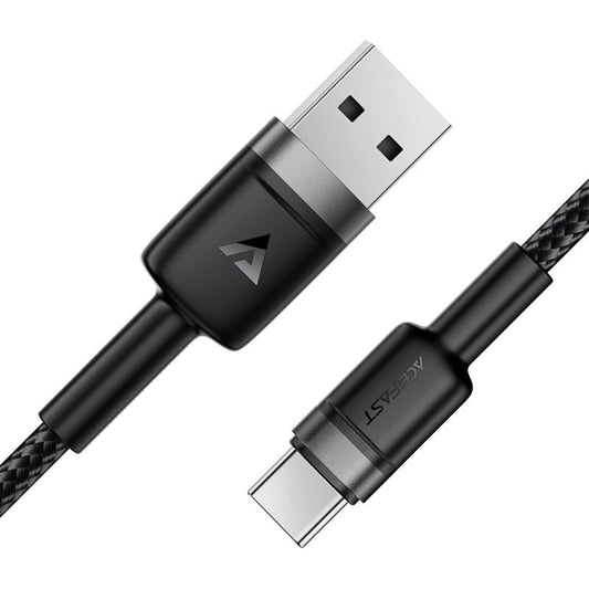 Acefast C22-04 USB-A to USB-C Charging & Data Cable – 3A Fast Charge, Nylon Braided
