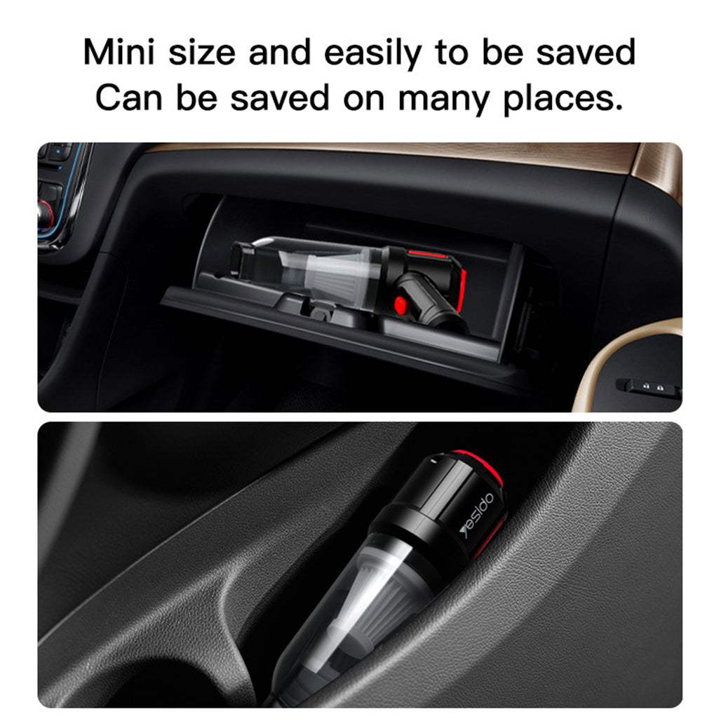 Yesido VC03 4500Pa Portable Handheld Vacuum Cleaner – Compact Cordless Cleaner for Car & Home