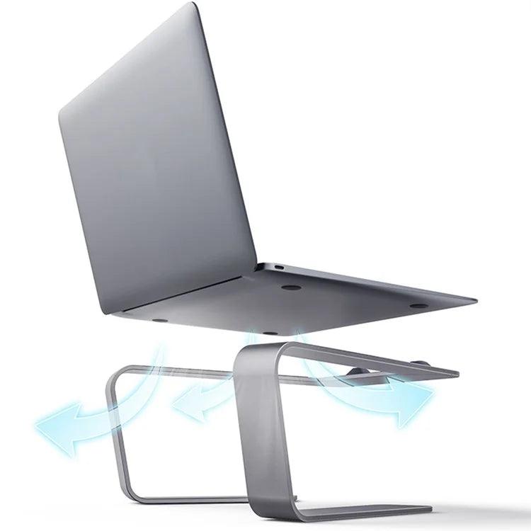 Portable Aluminum Alloy Laptop Riser Stand for 11-15 Inch Notebooks – Fast Heat Dissipation - Saleshubstore