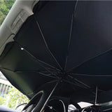 Green Lion Car Windshield Umbrella – Foldable Sunshade Heat Protection (Black)