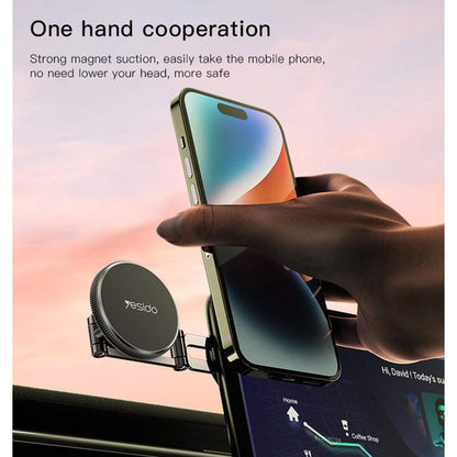 Yesido C199 Magnetic Phone Holder – Premium 360° Car Mount - Saleshubstore