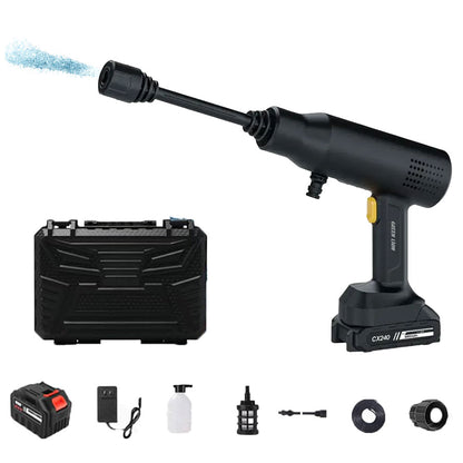 Green Lion CX240 Cordless Pressure Wash Gun – Portable High-Pressure Cleaning Tool (Black)