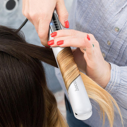 HOCO HP40 Straight and Curly Hair Dual-Purpose Hair Straightener(EU) - Saleshubstore