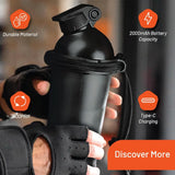 Porodo Lifestyle Portable Electric Protein Mixer – Rechargeable Blender Cup (Black)