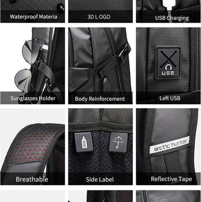 Arctic Hunter B00387 Multi-Functional 15.6-Inch Laptop Backpack – Durable Office & Travel Bag - Saleshubstore