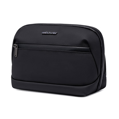 Arctic Hunter KB00613 Tech Pouch – Multi-Layer Water-Resistant Travel Organizer (Black)