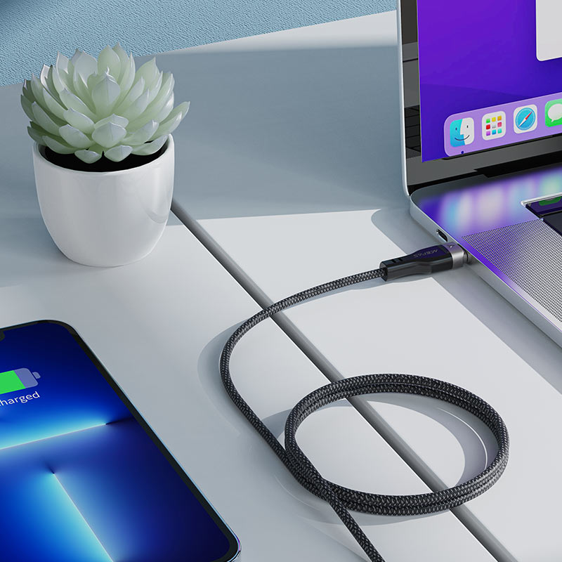 AceFast 60W Magnetic Braid USB-C to USB-C Cable