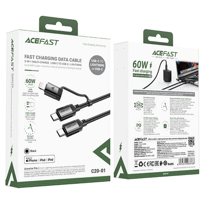 AceFast Charging Data Cable C20-01 USB-C to Lightning