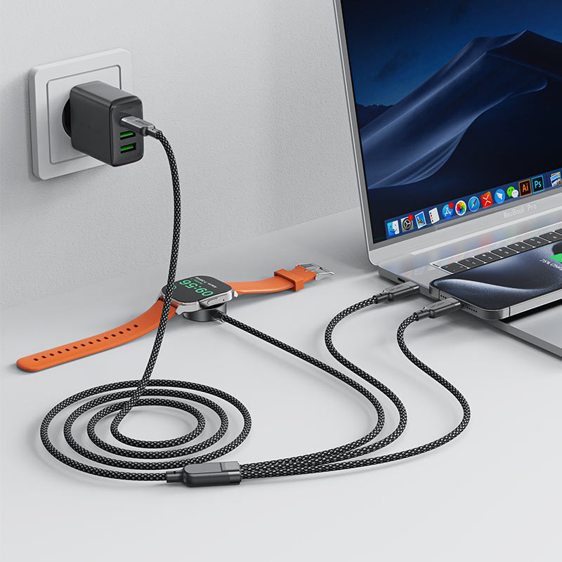 AceFast Charging Data Cable C6-11 3-in-1 100W