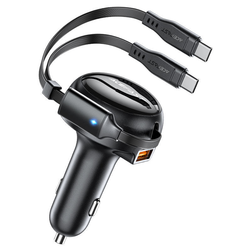 AceFast Fast Charge Car Charger B13 53W with 2-in-1 cable