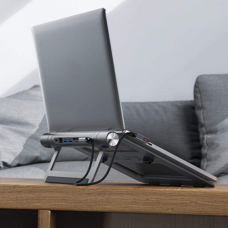 AceFast Multifunctional Laptop Stand with Hub E5 Plus