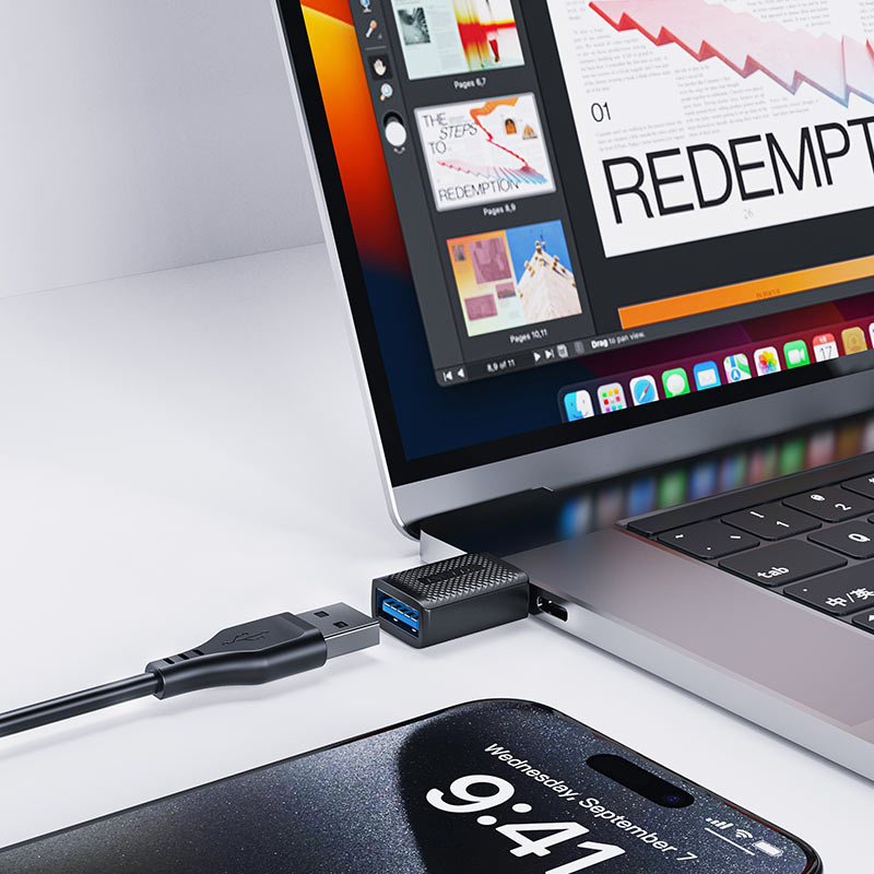 AceFast Adapter J1 USB-A to USB-C