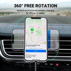 Acefast 15W Wireless Car Charger Mount Magnetic Holder D3