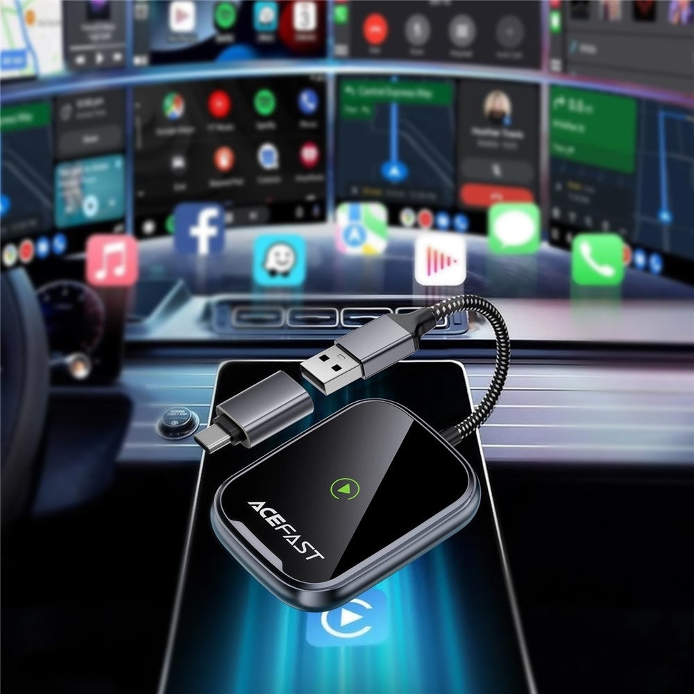 Acefast CarPlay Wireless Adapter for Car QC1