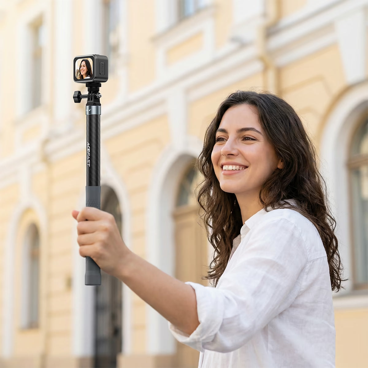 Acefast E38 Carbon Fiber Selfie Stick 1.2m
