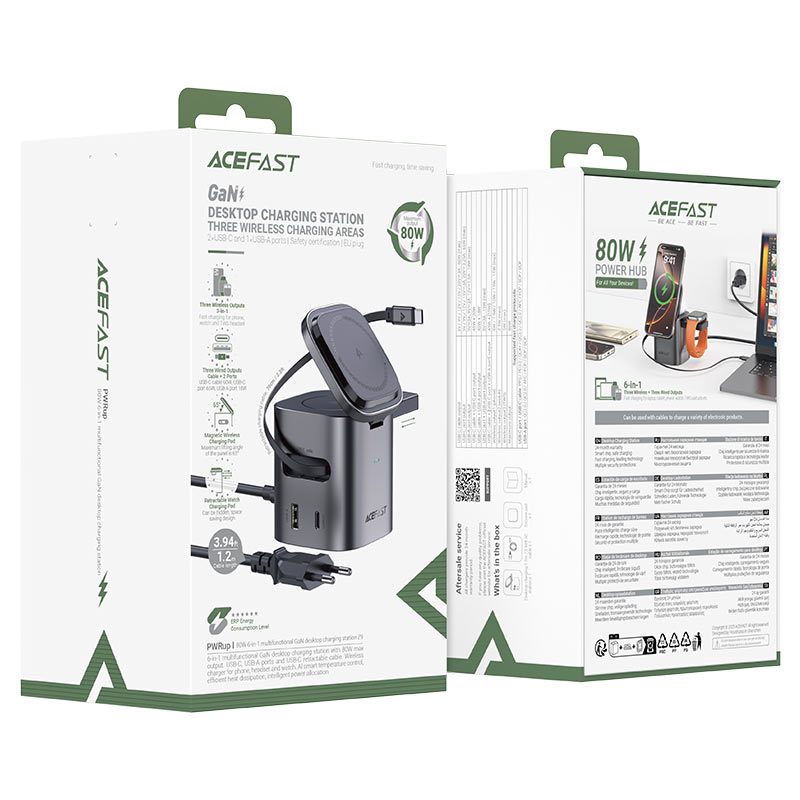 Acefast Desktop Fast Wireless GaN Charging Station Z9