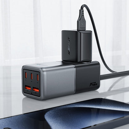 AceFast Z2 75W GaN Fast Charge Power Strip – Multi-Port Desktop Charging Station