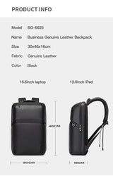 Bange 6625 Leather Laptop Backpack - Saleshubstore