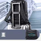 Bopai Leather Laptop Backpack