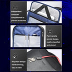 Bopai Leather Laptop Backpack