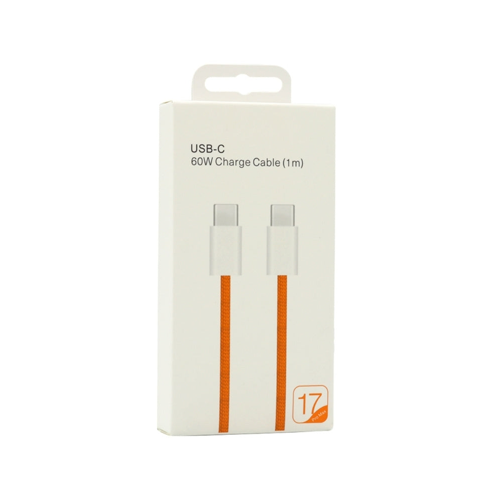 Braided USB-C 60W Cable 1m