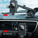 Yesido C118 15W Fast Wireless Charging Dashboard Phone Holder - Saleshubstore