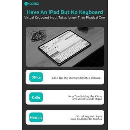 COTECi Folding Bluetooth Keyboard with TouchPad