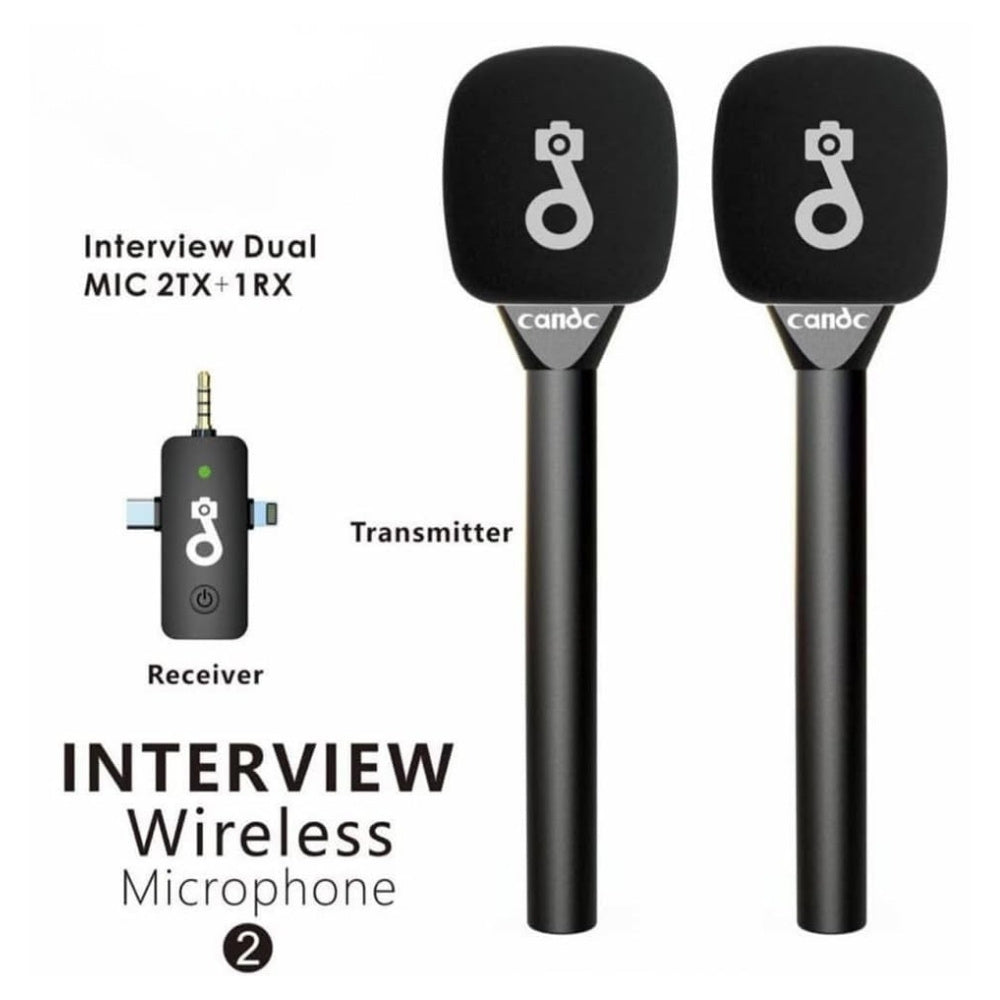 Candc Dual Wireless Interview Microphone
