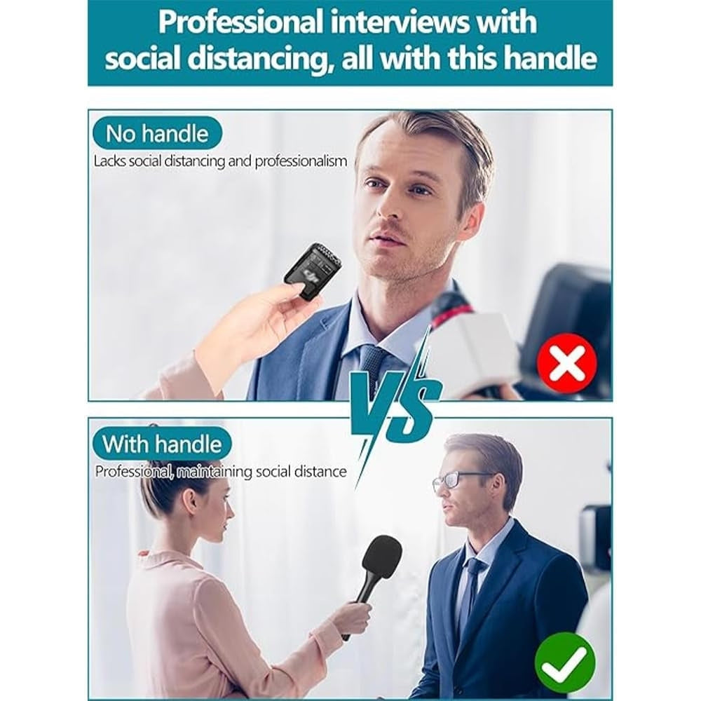 Candc Dual Wireless Interview Microphone