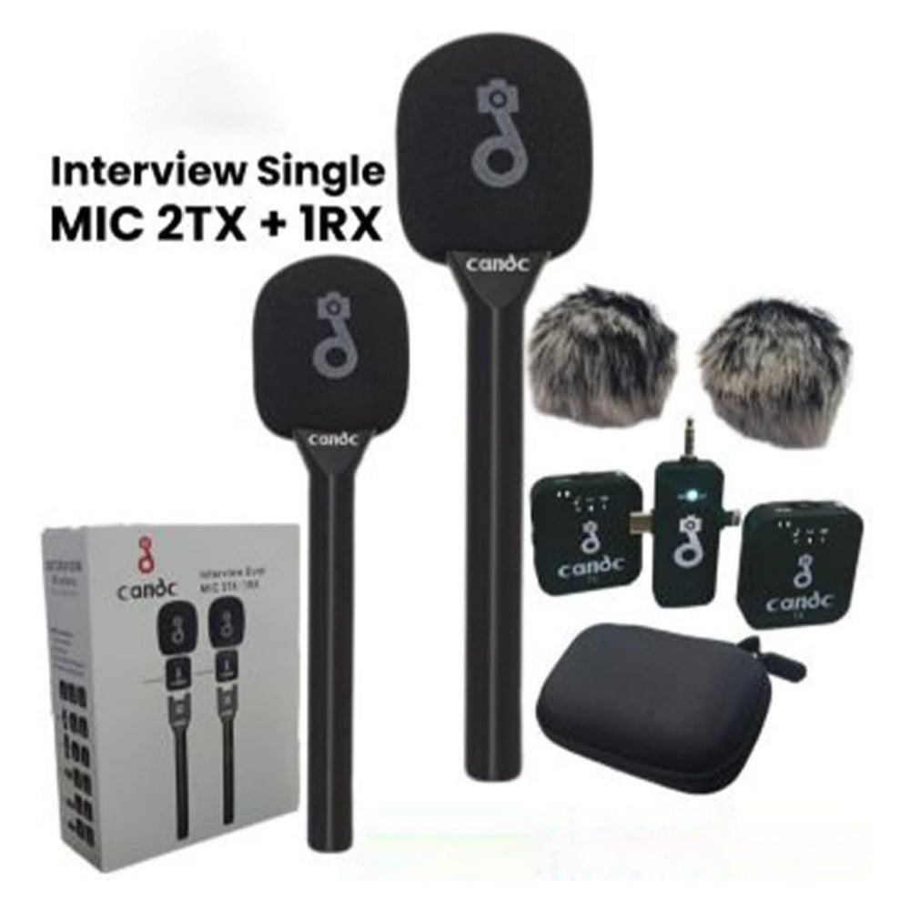 Candc Dual Wireless Interview Microphone