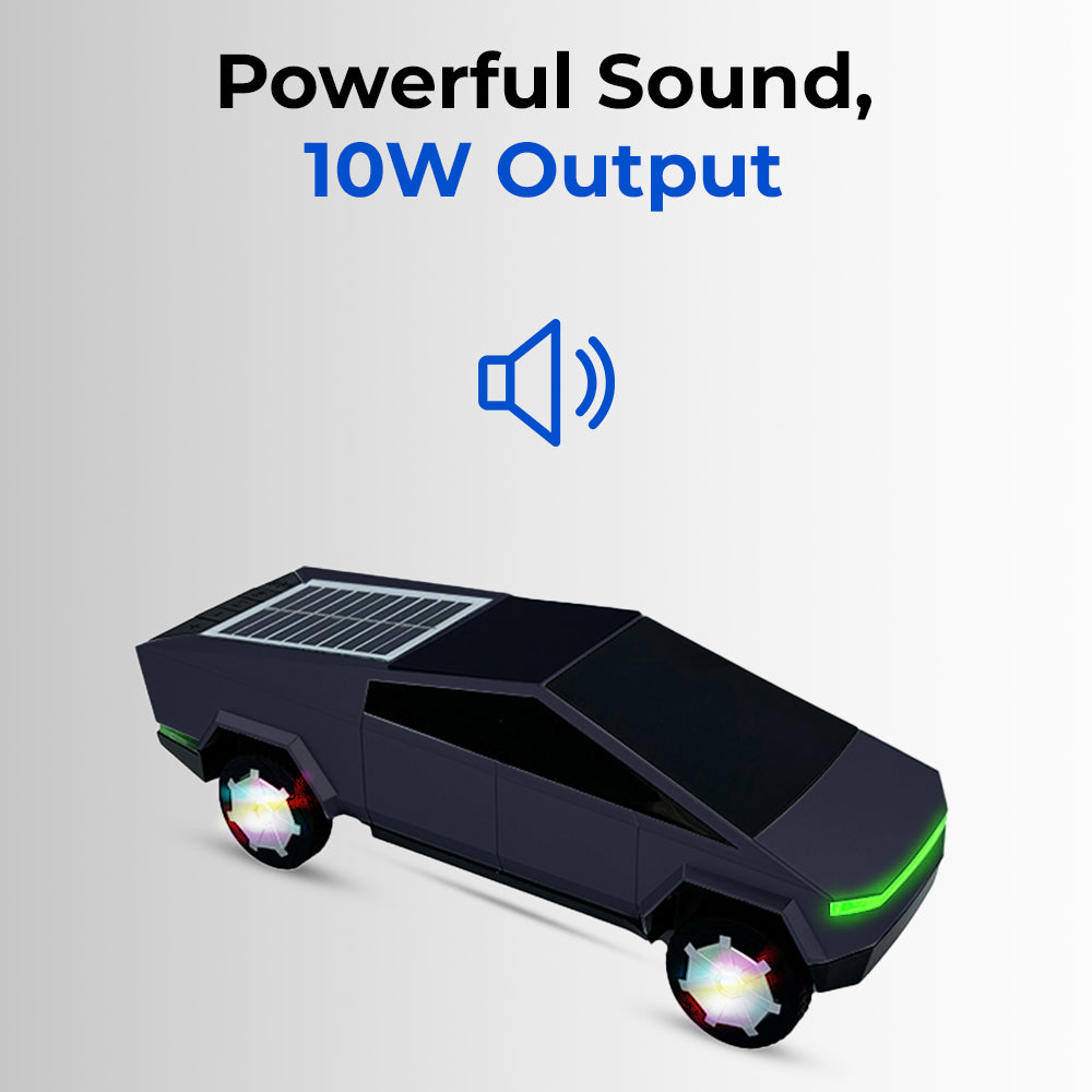 Charome CyberTruck Solar Bluetooth Portable Speaker
