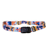 Coteci TSA Lock Luggage Strap with Tag - World Landmarks