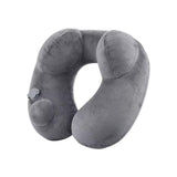 Coteci Portable Foldable U-Shaped Inflatable Airplane Pillow