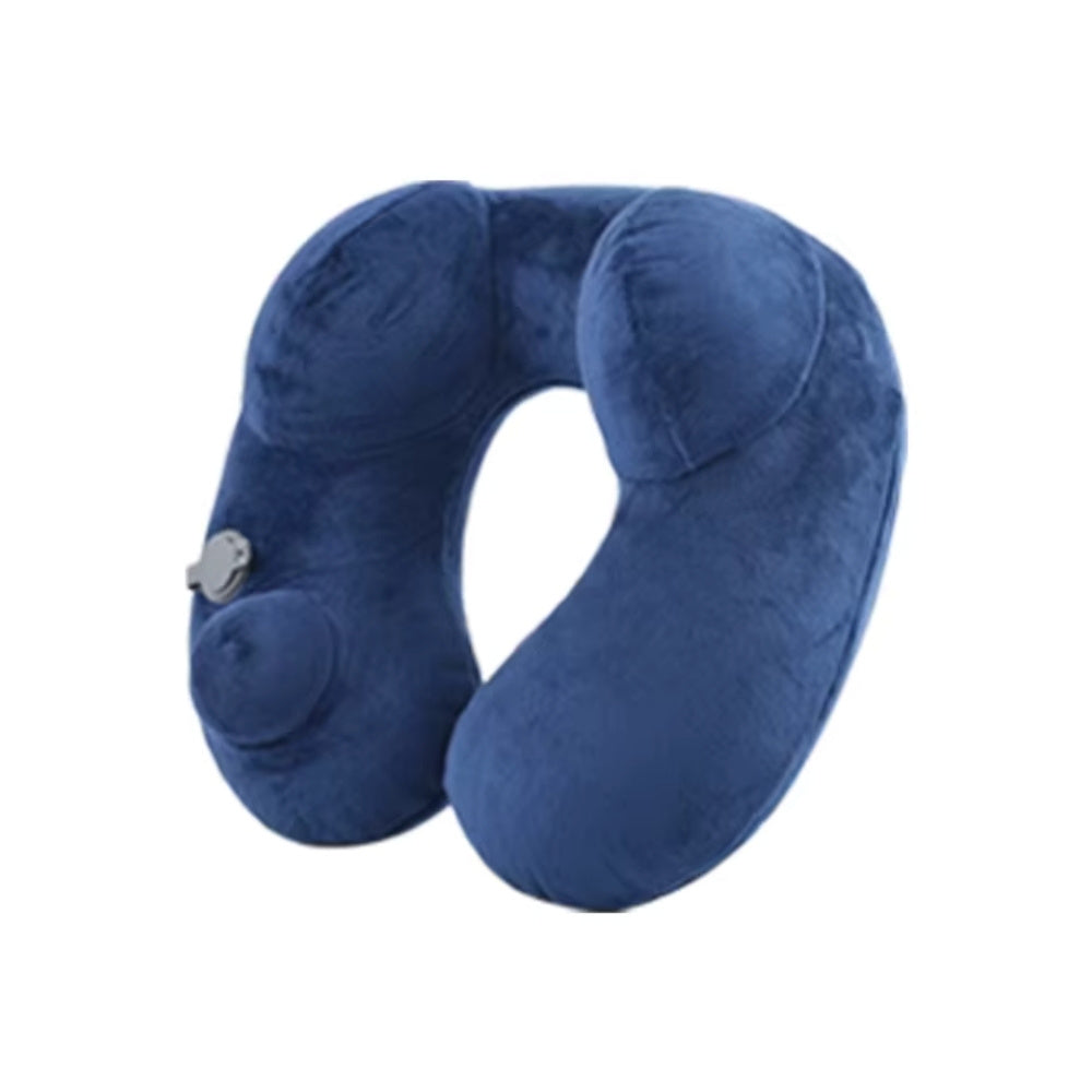 Coteci Portable Foldable U-Shaped Inflatable Airplane Pillow