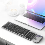 Coteci Slim 102 Keys Wireless Keyboard and Mouse Combo