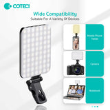 Coteci Tri-Color LED Fill Light – Portable Selfie & Photography Light