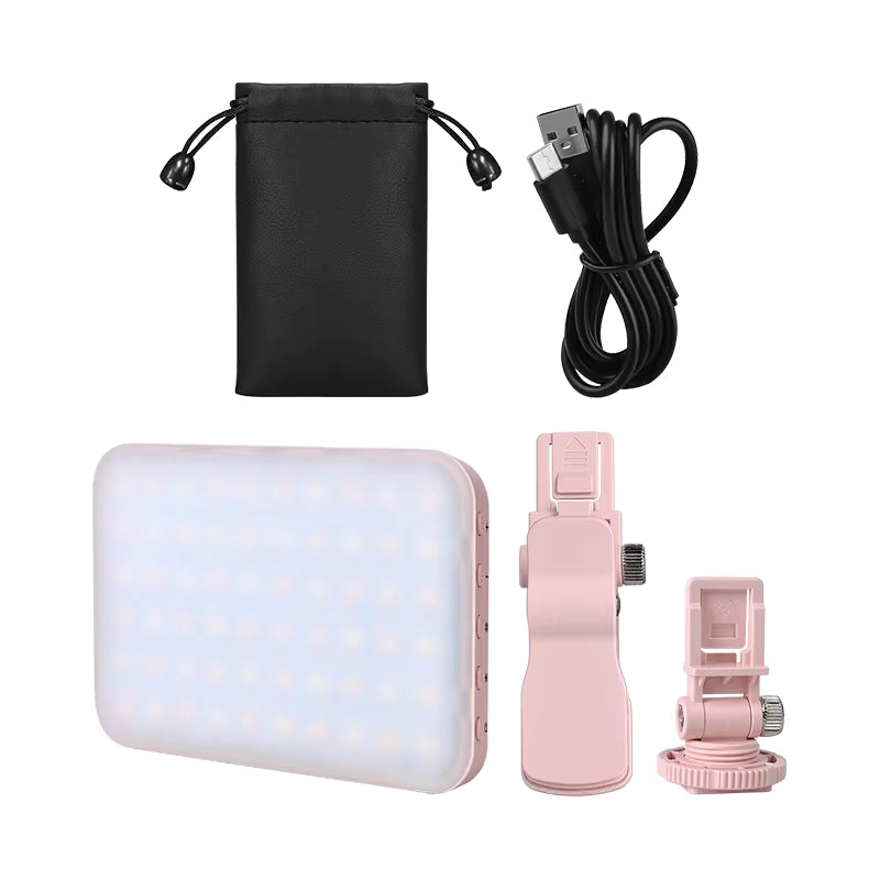 Coteci Tri-Color LED Fill Light – Portable Selfie & Photography Light