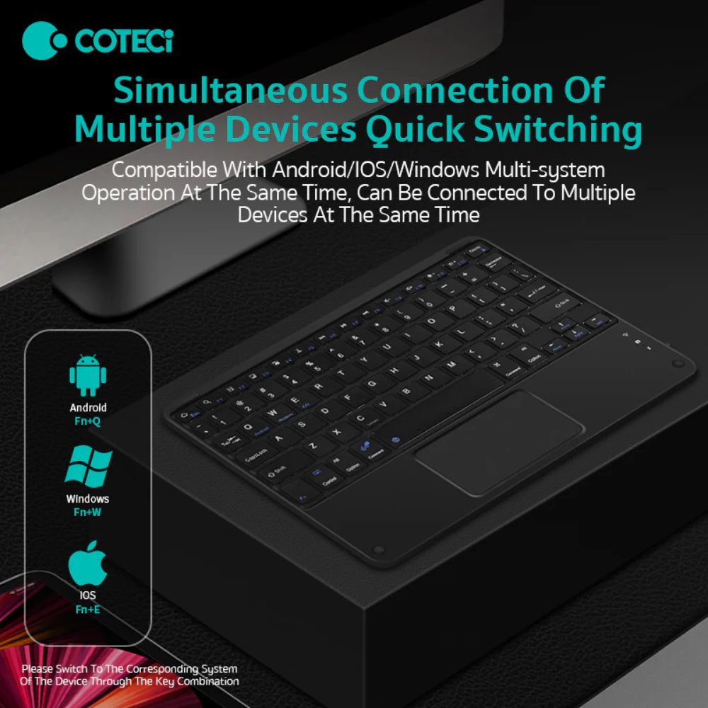 Coteci Universal Touch Smart Wireless Keyboard