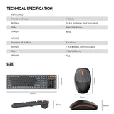 Fantech Go Pop Office Wireless Keyboard and Mouse WK895