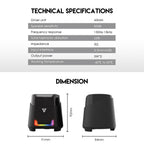 Fantech Hellscream RGB Gaming Speaker GS205