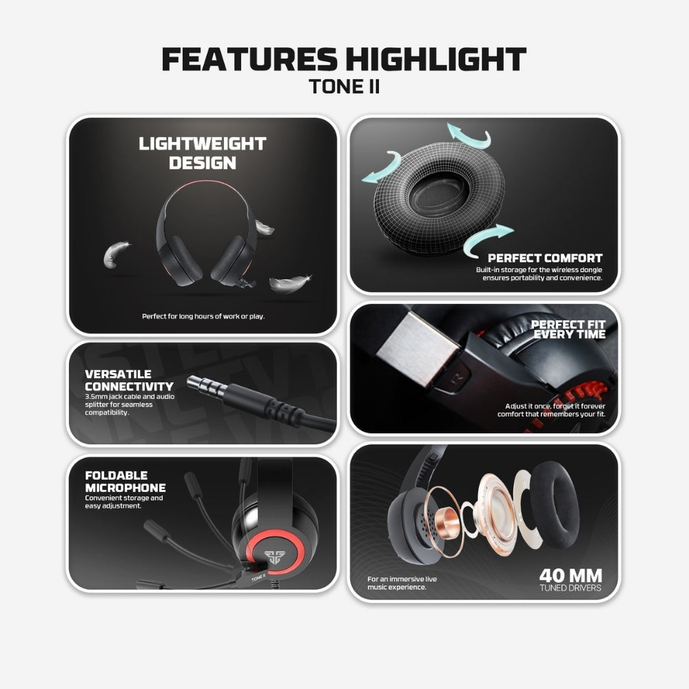 Fantech Tone II Wired Gaming Headset HQ56