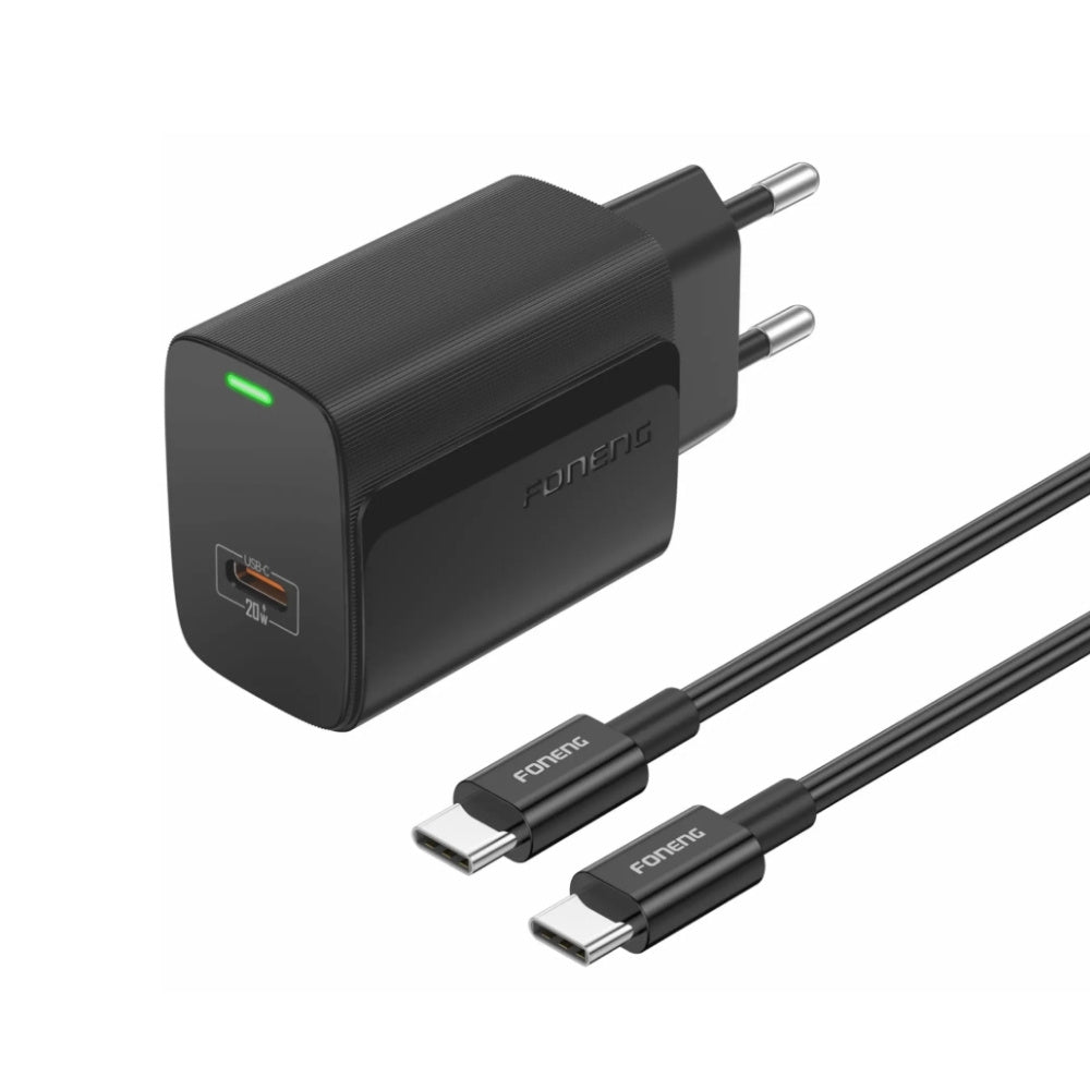 Foneng PD20W USB-C Fast Charger Set EU65
